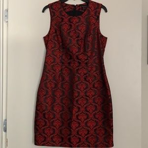 Stunning black and red dress